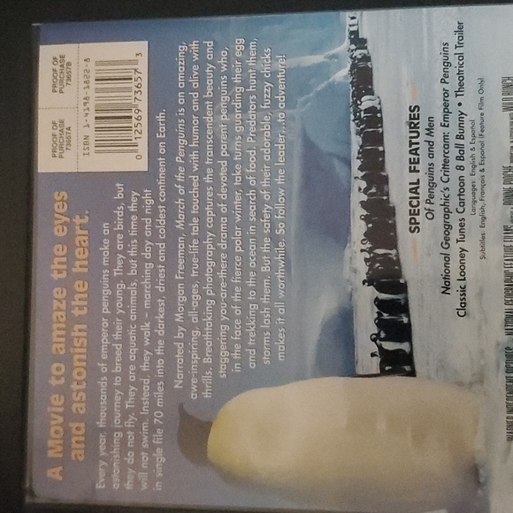 March of the Penguins dvd home electronics wide-screen media dvd - Picture 6 of 7